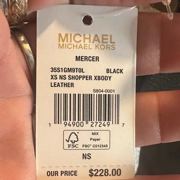 Mini Michael Kors Bag with Gold Tone Hardware - Picture 5 of 6